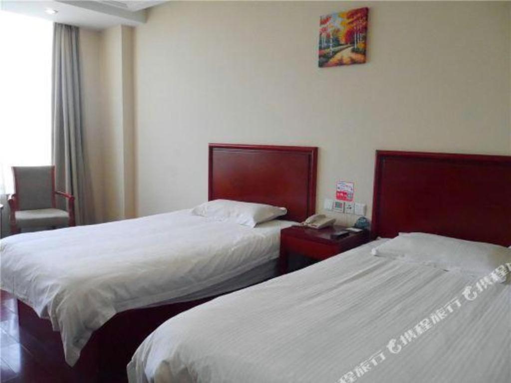 Greentree Inn Tianjin Wuqing Distric Bohai Market Eksteriør bilde